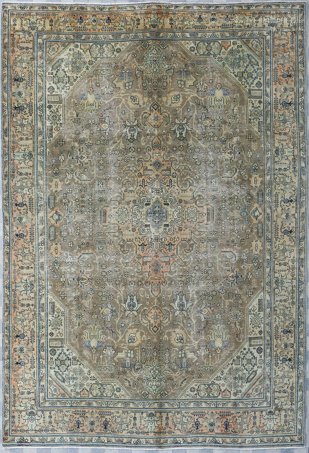 Dark Grey Vintage 7' 11 x 11' 7 - No. 37553 - ALRUG Rug Store