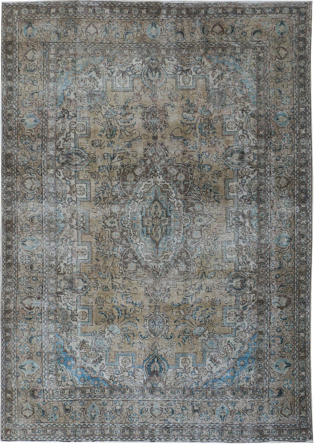 Tan Vintage 7' 6 x 10' 4 - No. 37557 - ALRUG Rug Store