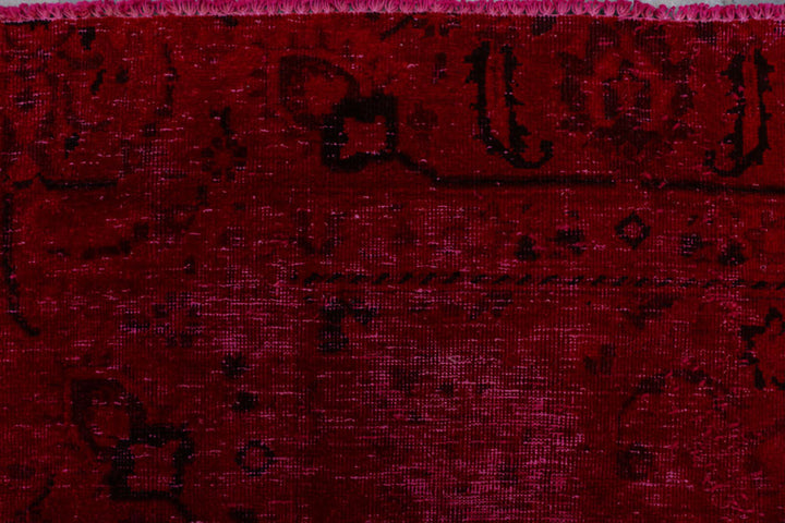 Maroon Overdyed 7' 9 x 9' 11 - No. 37558 - ALRUG Rug Store
