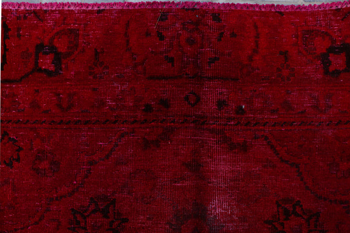 Maroon Overdyed 7' 9 x 9' 11 - No. 37558 - ALRUG Rug Store