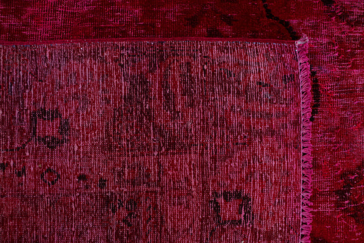 Maroon Overdyed 7' 9 x 9' 11 - No. 37558 - ALRUG Rug Store