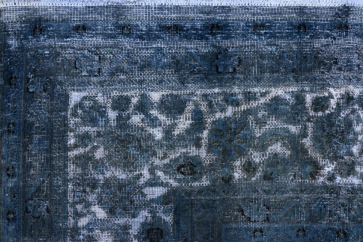 Light Slate Grey Overdyed 9' 5 x 12' 6 - No. 37565 - ALRUG Rug Store