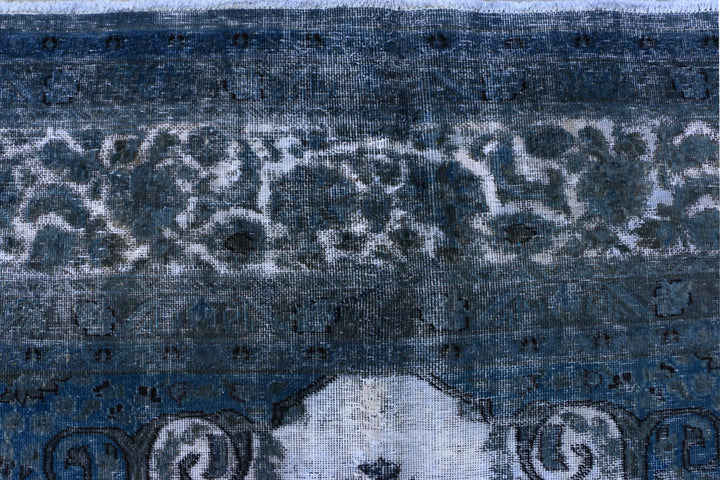 Light Slate Grey Overdyed 9' 5 x 12' 6 - No. 37565 - ALRUG Rug Store