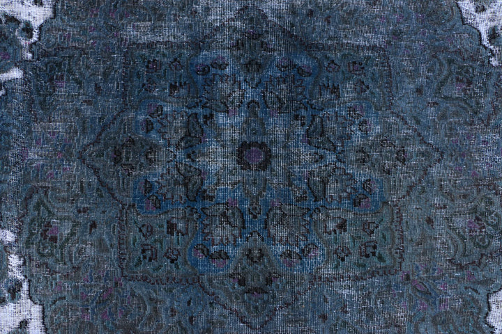 Light Slate Grey Overdyed 9' 5 x 12' 6 - No. 37565 - ALRUG Rug Store