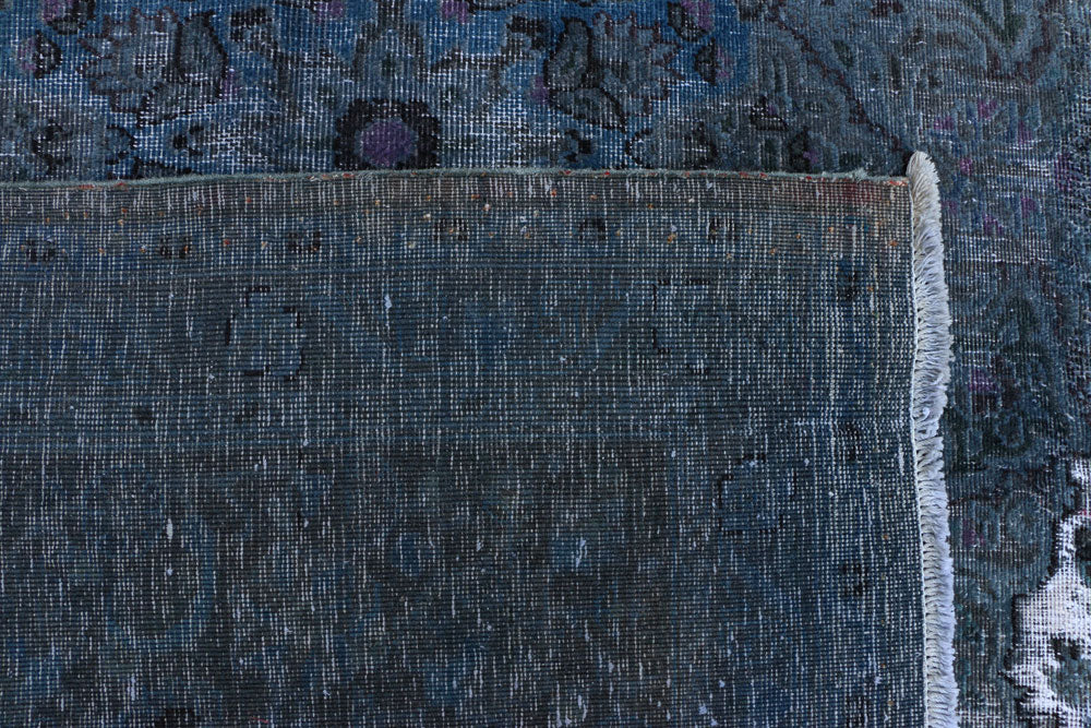 Light Slate Grey Overdyed 9' 5 x 12' 6 - No. 37565 - ALRUG Rug Store