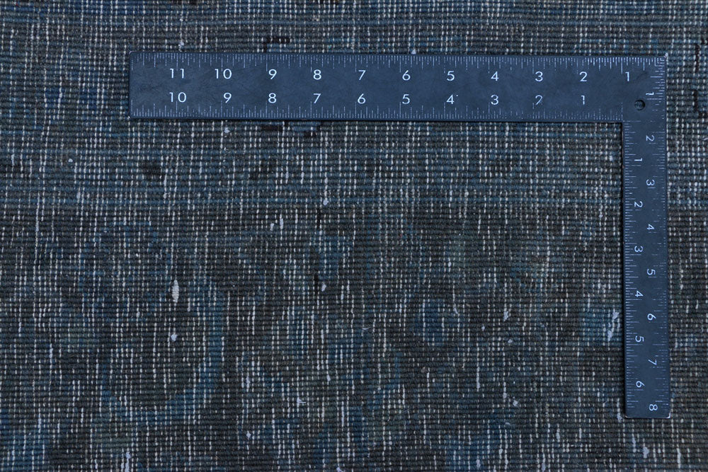 Light Slate Grey Overdyed 9' 5 x 12' 6 - No. 37565 - ALRUG Rug Store