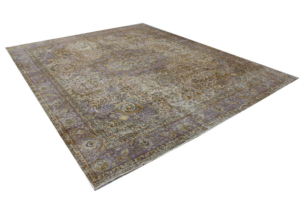 Tan Vintage 9' 11 x 12' 9 - No. 37567 - ALRUG Rug Store