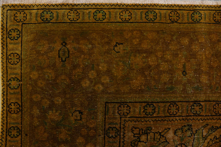 Dark Goldenrod Overdyed 9' 10 x 12' 10 - No. 37568 - ALRUG Rug Store