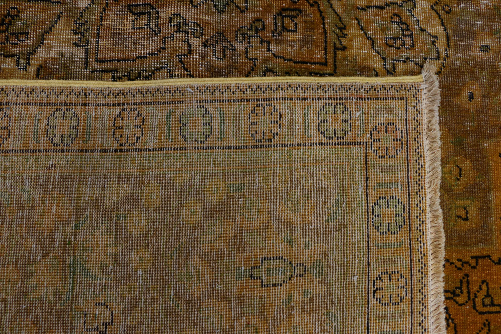 Dark Goldenrod Overdyed 9' 10 x 12' 10 - No. 37568 - ALRUG Rug Store