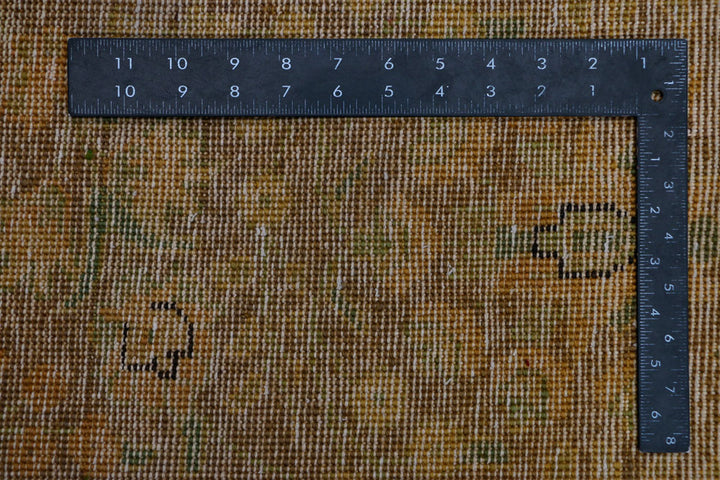 Dark Goldenrod Overdyed 9' 10 x 12' 10 - No. 37568 - ALRUG Rug Store
