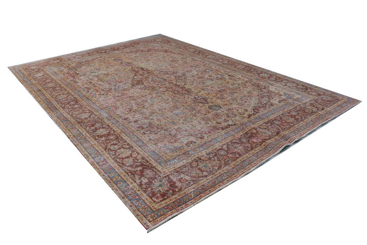 Tan Vintage 9' 2 x 12' 8 - No. 37572 - ALRUG Rug Store