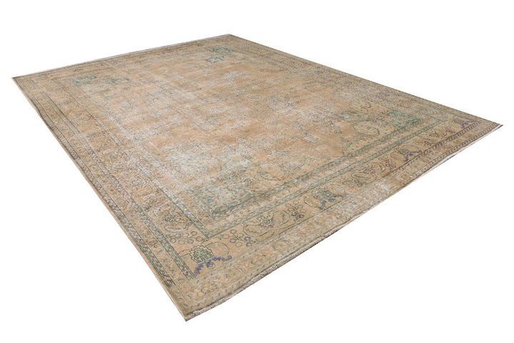 Tan Vintage 9' 7 x 12' 4 - No. 37576 - ALRUG Rug Store