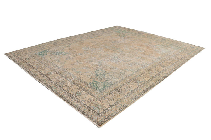 Tan Vintage 9' 7 x 12' 4 - No. 37576 - ALRUG Rug Store