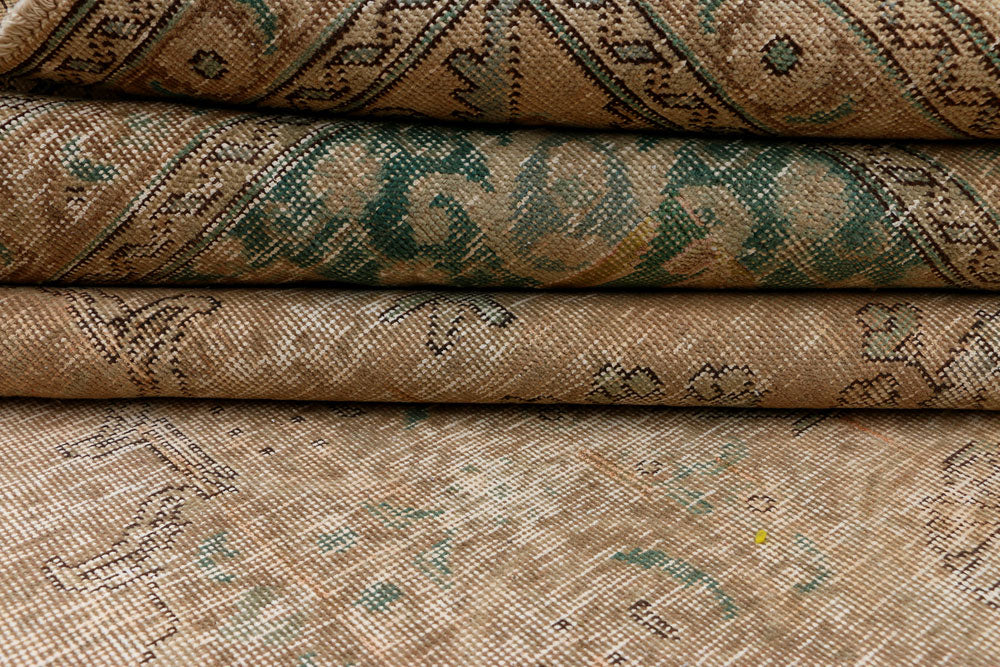 Tan Vintage 9' 7 x 12' 4 - No. 37576 - ALRUG Rug Store