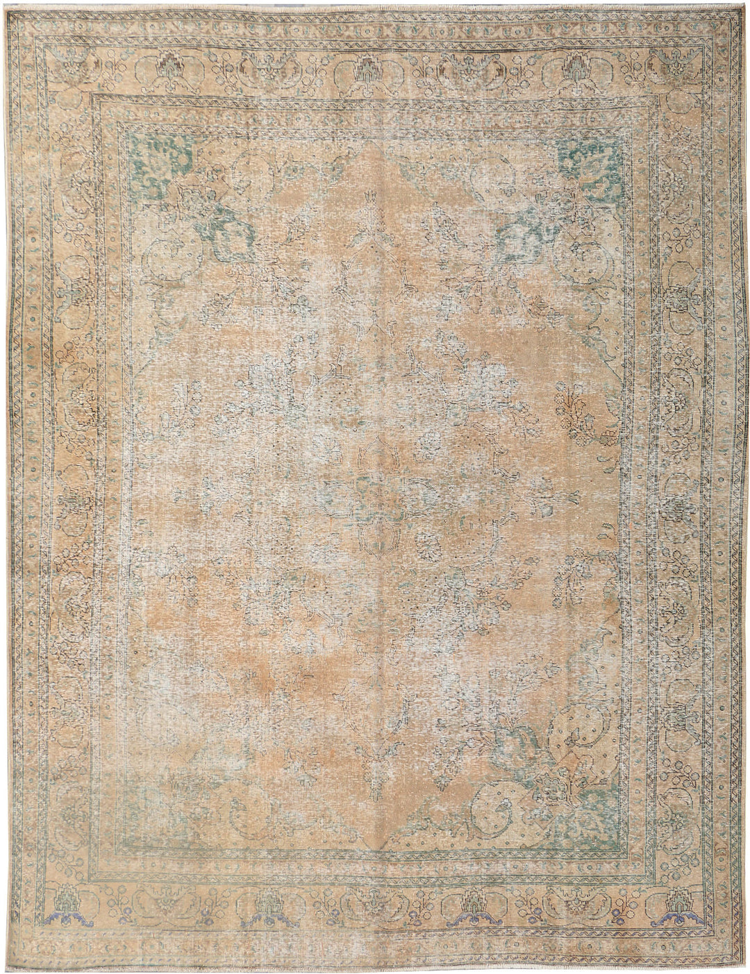Tan Vintage 9' 7 x 12' 4 - No. 37576 - ALRUG Rug Store