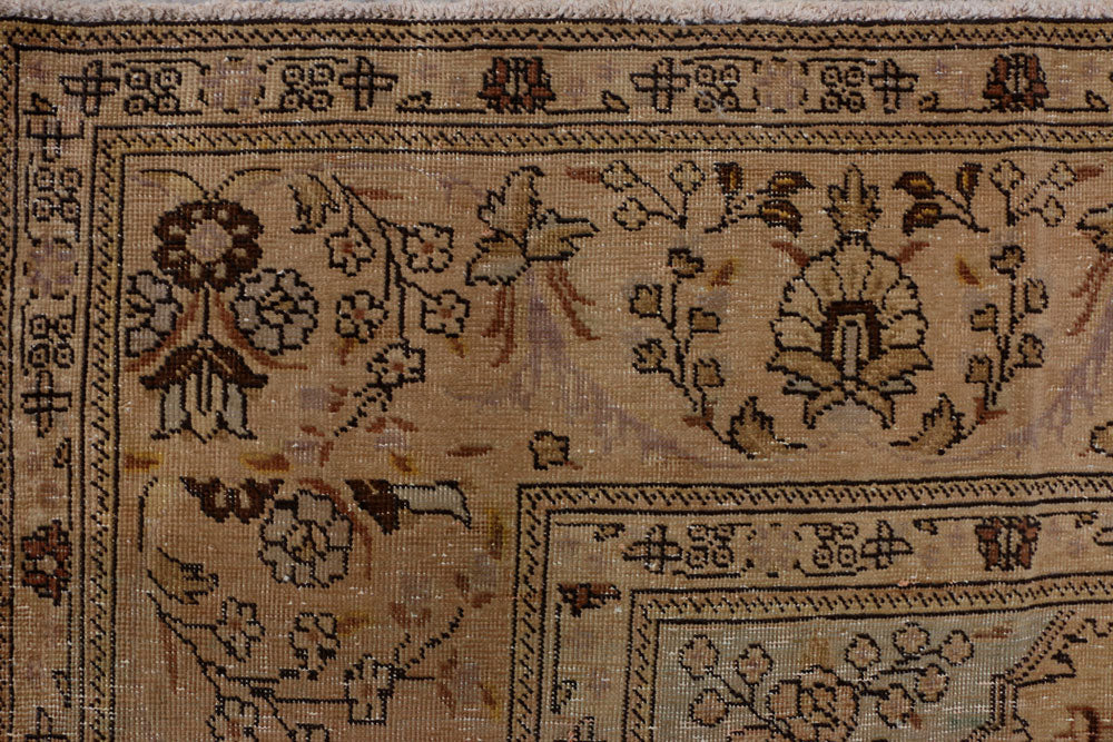 Tan Vintage 9' 6 x 13' 8 - No. 37579 - ALRUG Rug Store