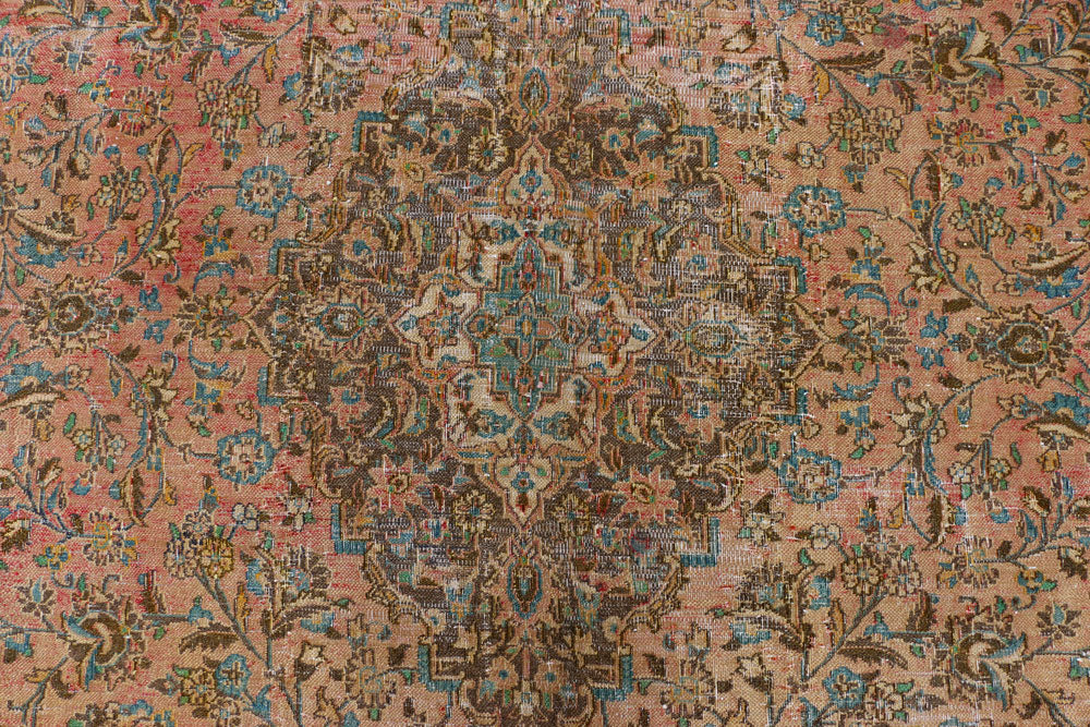 Dark Salmon Vintage 9' 5 x 12' 6 - No. 37582 - ALRUG Rug Store