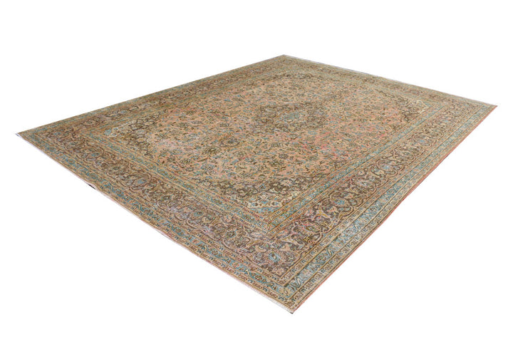 Dark Salmon Vintage 9' 5 x 12' 6 - No. 37582 - ALRUG Rug Store