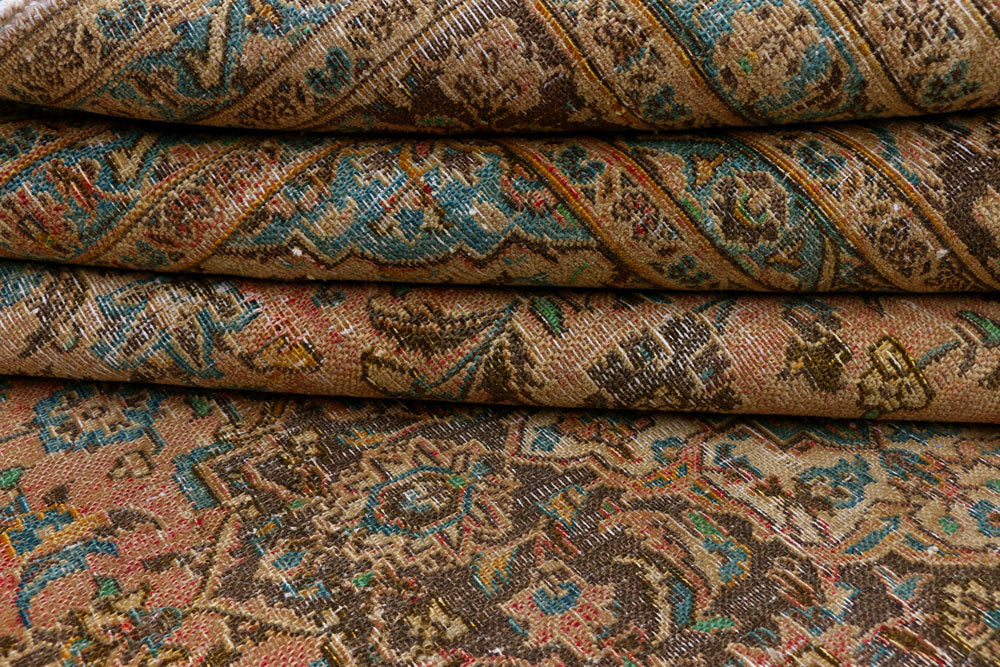 Dark Salmon Vintage 9' 5 x 12' 6 - No. 37582 - ALRUG Rug Store