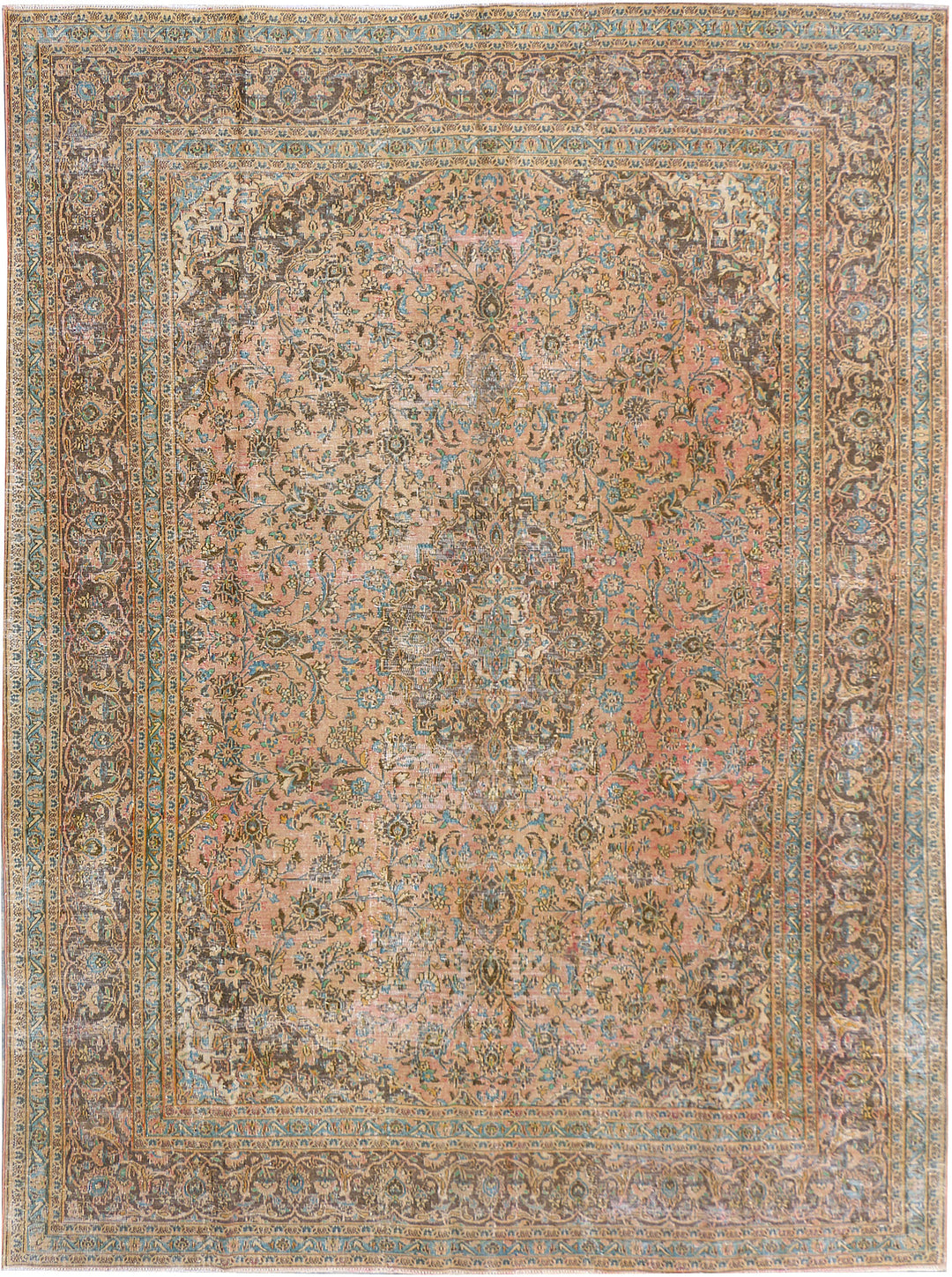 Dark Salmon Vintage 9' 5 x 12' 6 - No. 37582 - ALRUG Rug Store