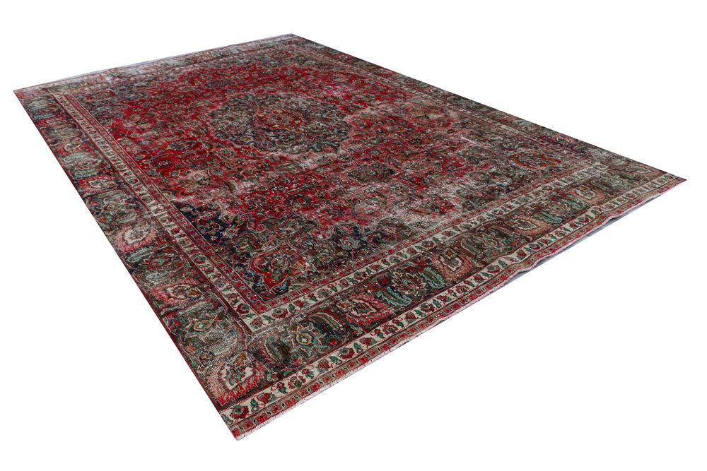 Firebrick Vintage 8' 6 x 12' 5 - No. 37586 - ALRUG Rug Store