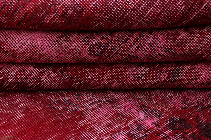 Crimson Overdyed 6' 3 x 9' 1 - No. 37591 - ALRUG Rug Store