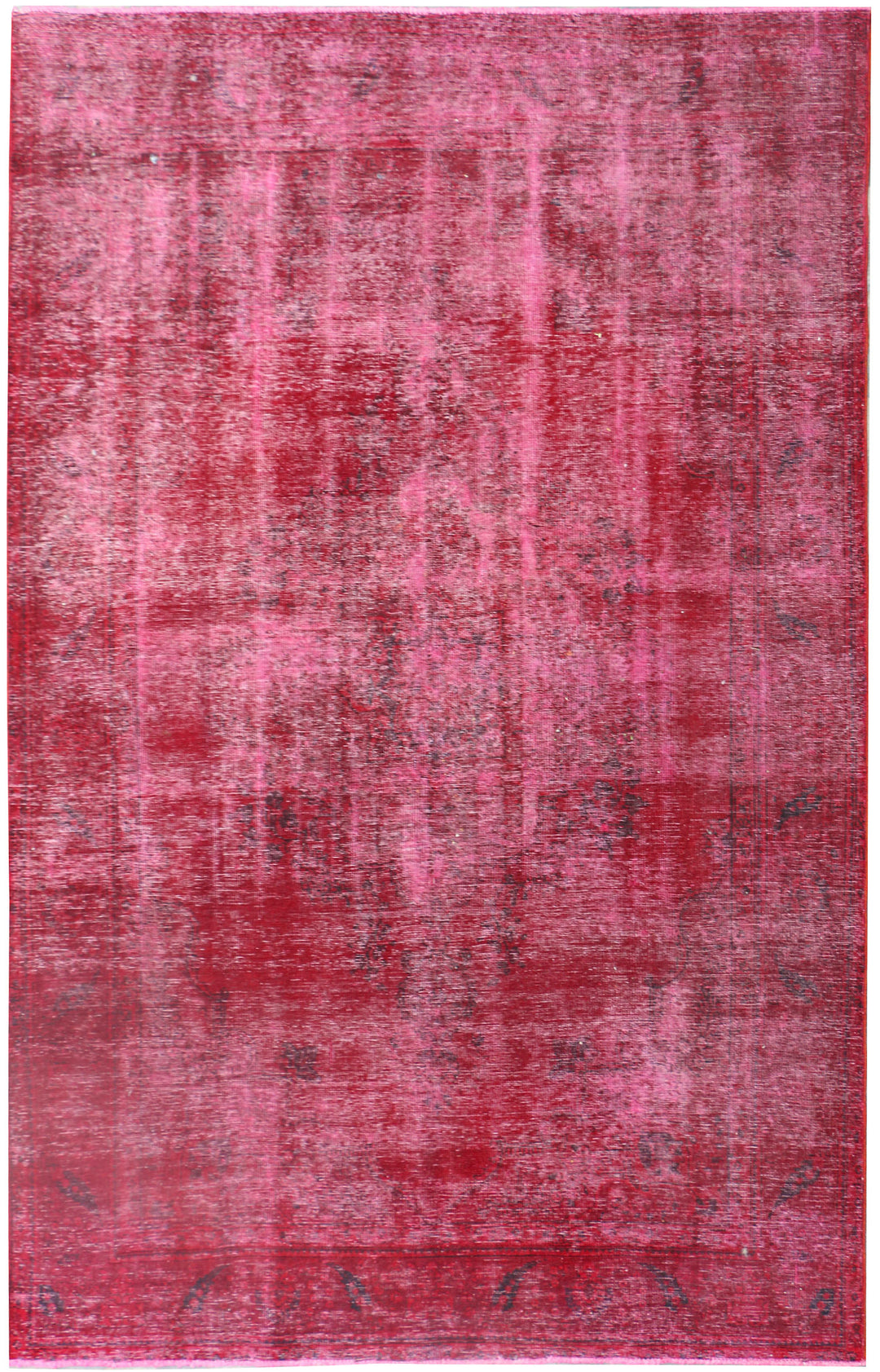Crimson Overdyed 6' 3 x 9' 1 - No. 37591 - ALRUG Rug Store