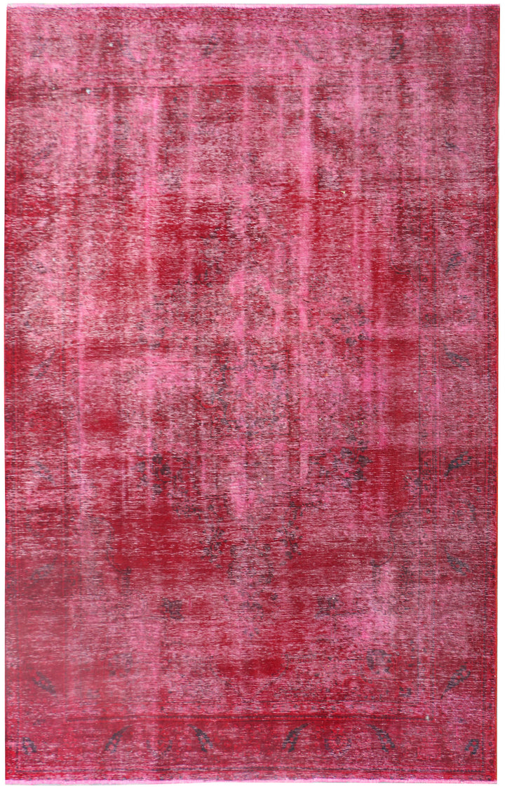 Crimson Overdyed 6' 3 x 9' 1 - No. 37591 - ALRUG Rug Store
