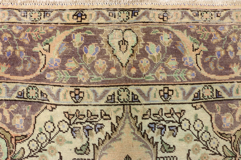 Wheat Vintage 6' 1 x 9' 10 - No. 37592 - ALRUG Rug Store