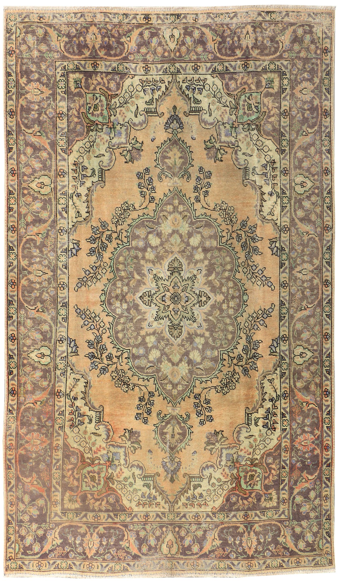 Wheat Vintage 6' 1 x 9' 10 - No. 37592 - ALRUG Rug Store