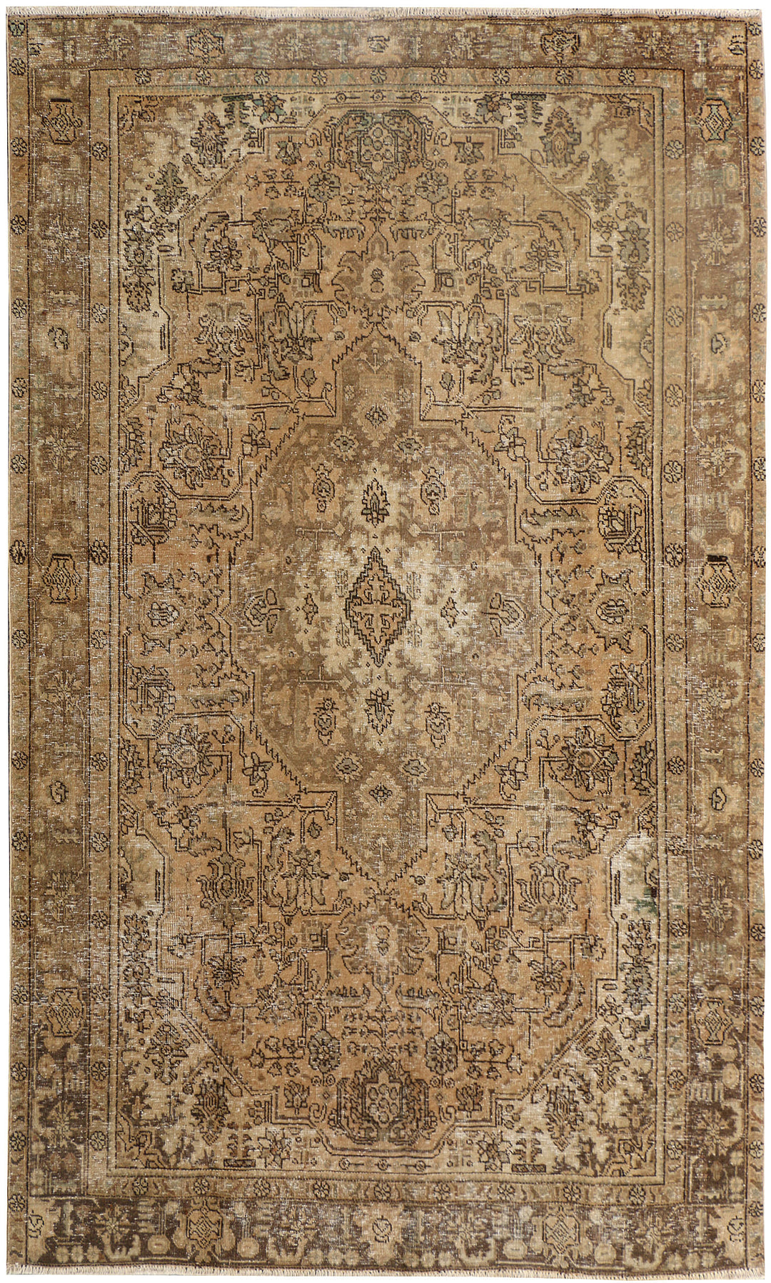 Tan Vintage 6' 2 x 9' 5 - No. 37593 - ALRUG Rug Store