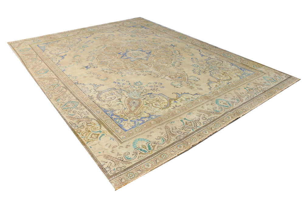 Tan Vintage 8' 11 x 12' - No. 37596 - ALRUG Rug Store