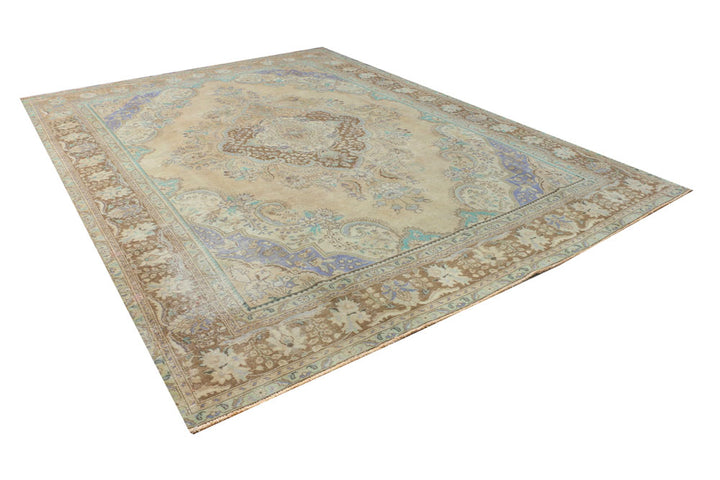 Tan Overdyed 9' 3 x 12' 8 - No. 37600 - ALRUG Rug Store