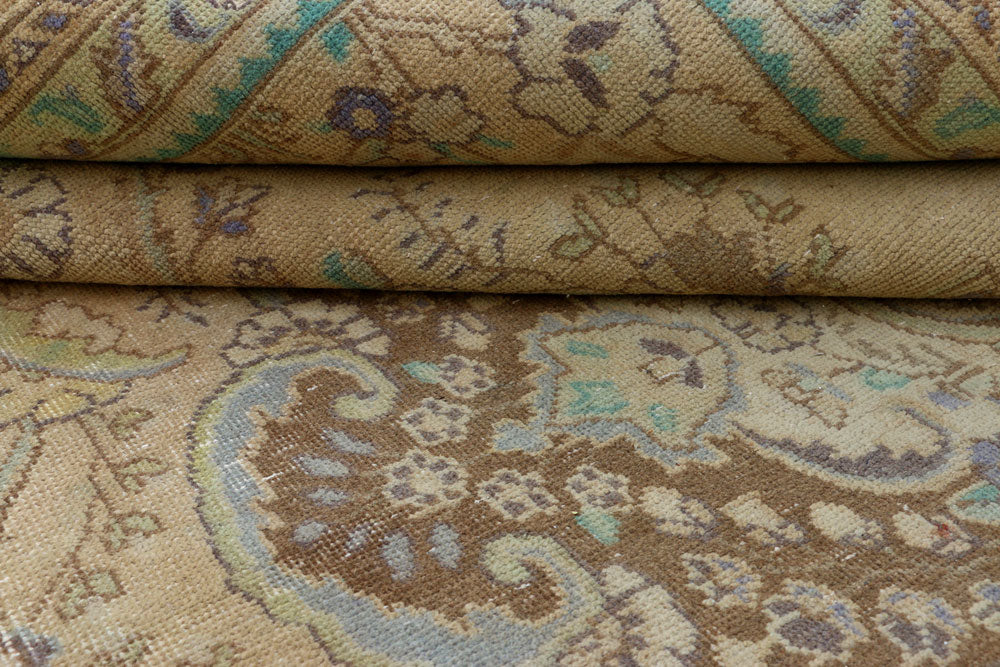 Tan Overdyed 9' 3 x 12' 8 - No. 37600 - ALRUG Rug Store