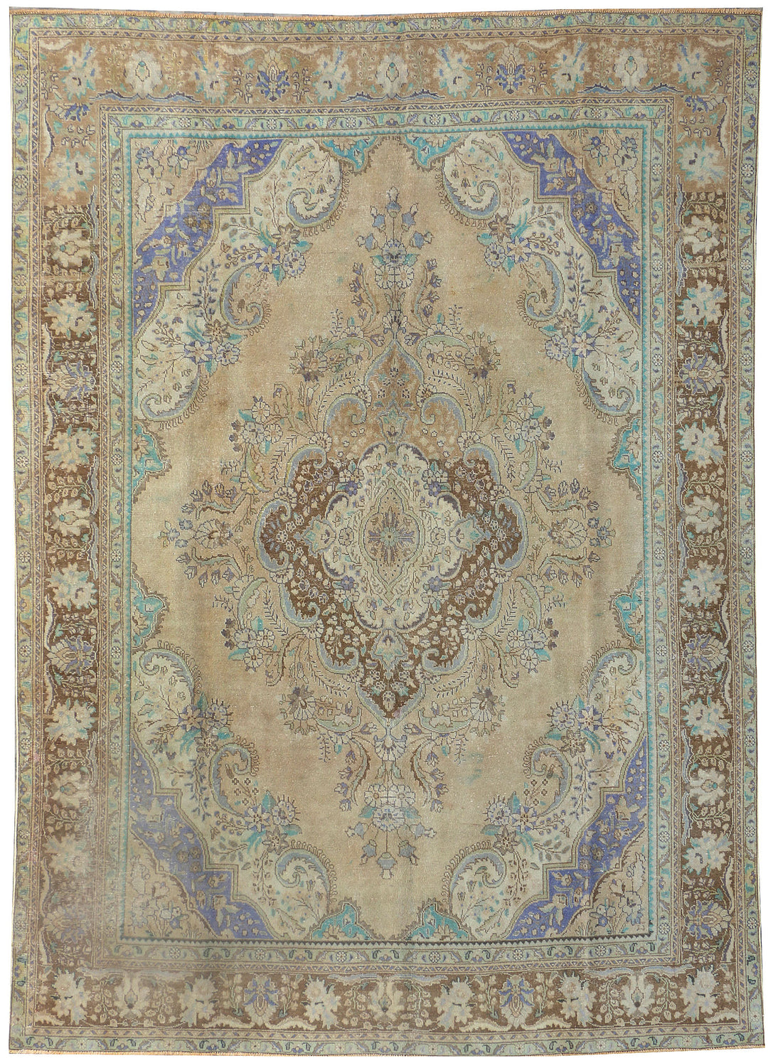 Tan Overdyed 9' 3 x 12' 8 - No. 37600 - ALRUG Rug Store