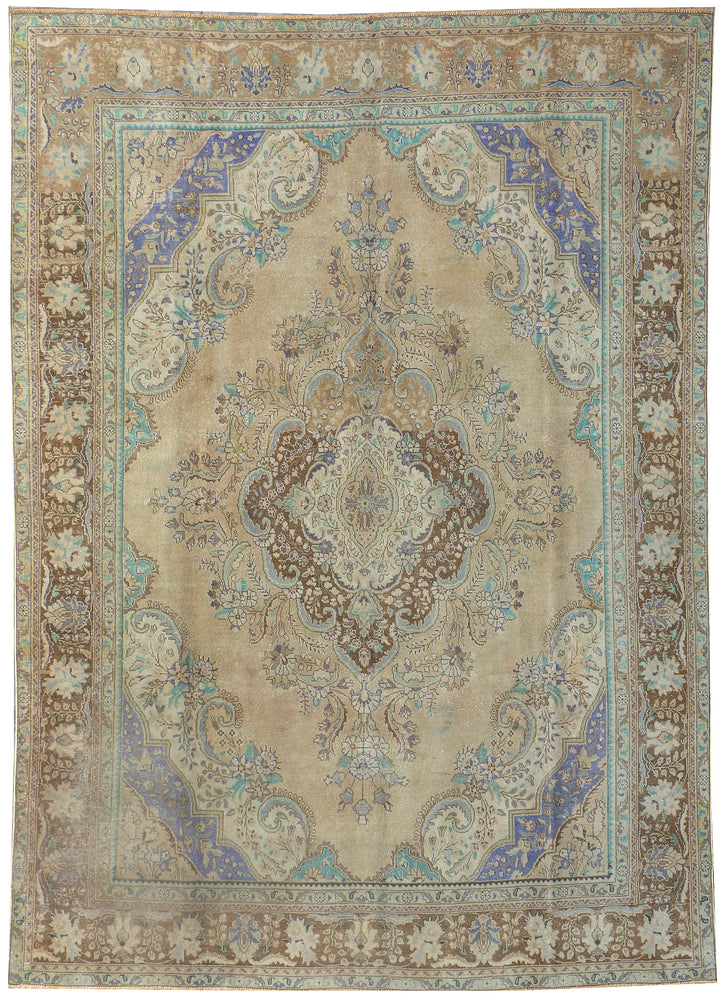 Tan Overdyed 9' 3 x 12' 8 - No. 37600 - ALRUG Rug Store