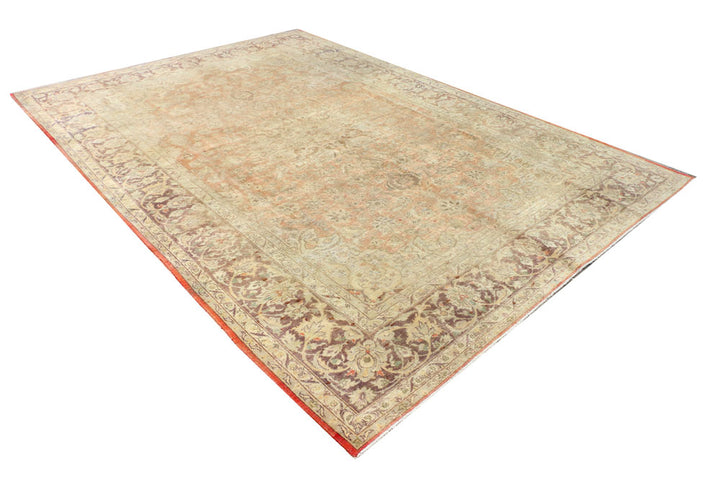 Dark Goldenrod Vintage 7' 5 x 10' 7 - No. 37602 - ALRUG Rug Store