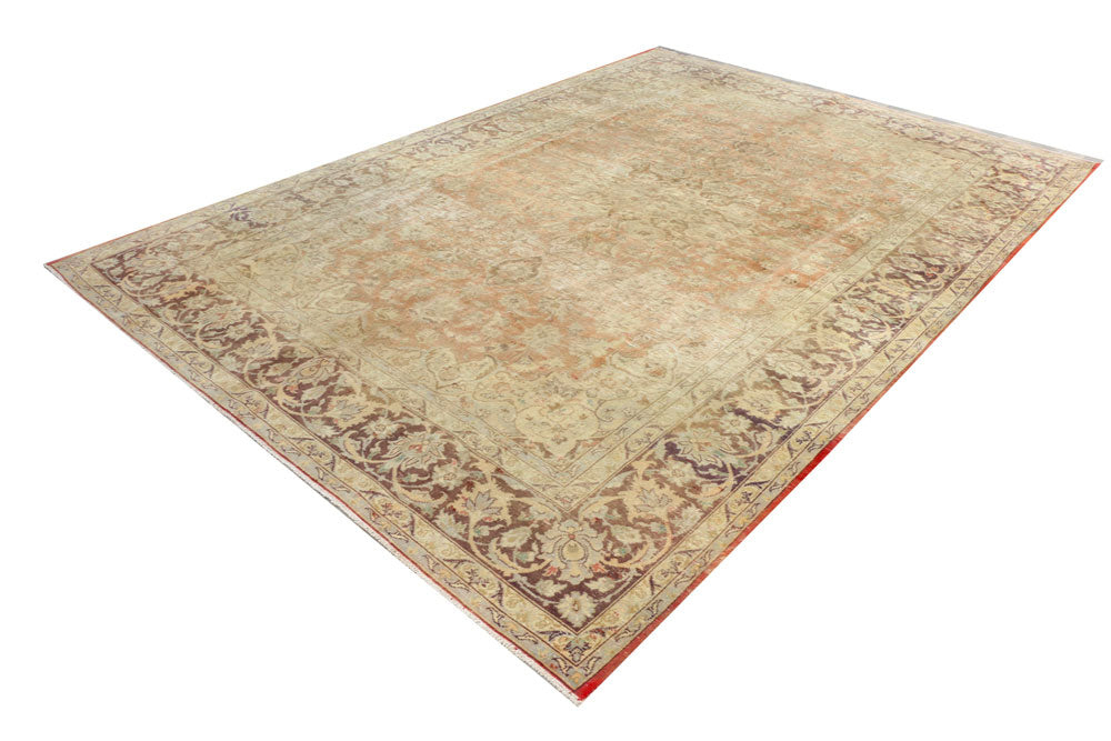 Dark Goldenrod Vintage 7' 5 x 10' 7 - No. 37602 - ALRUG Rug Store