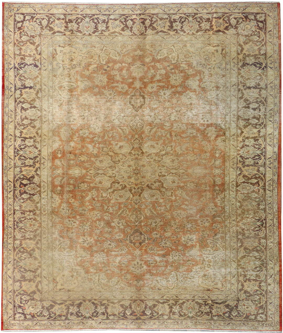 Dark Goldenrod Vintage 7' 5 x 10' 7 - No. 37602 - ALRUG Rug Store