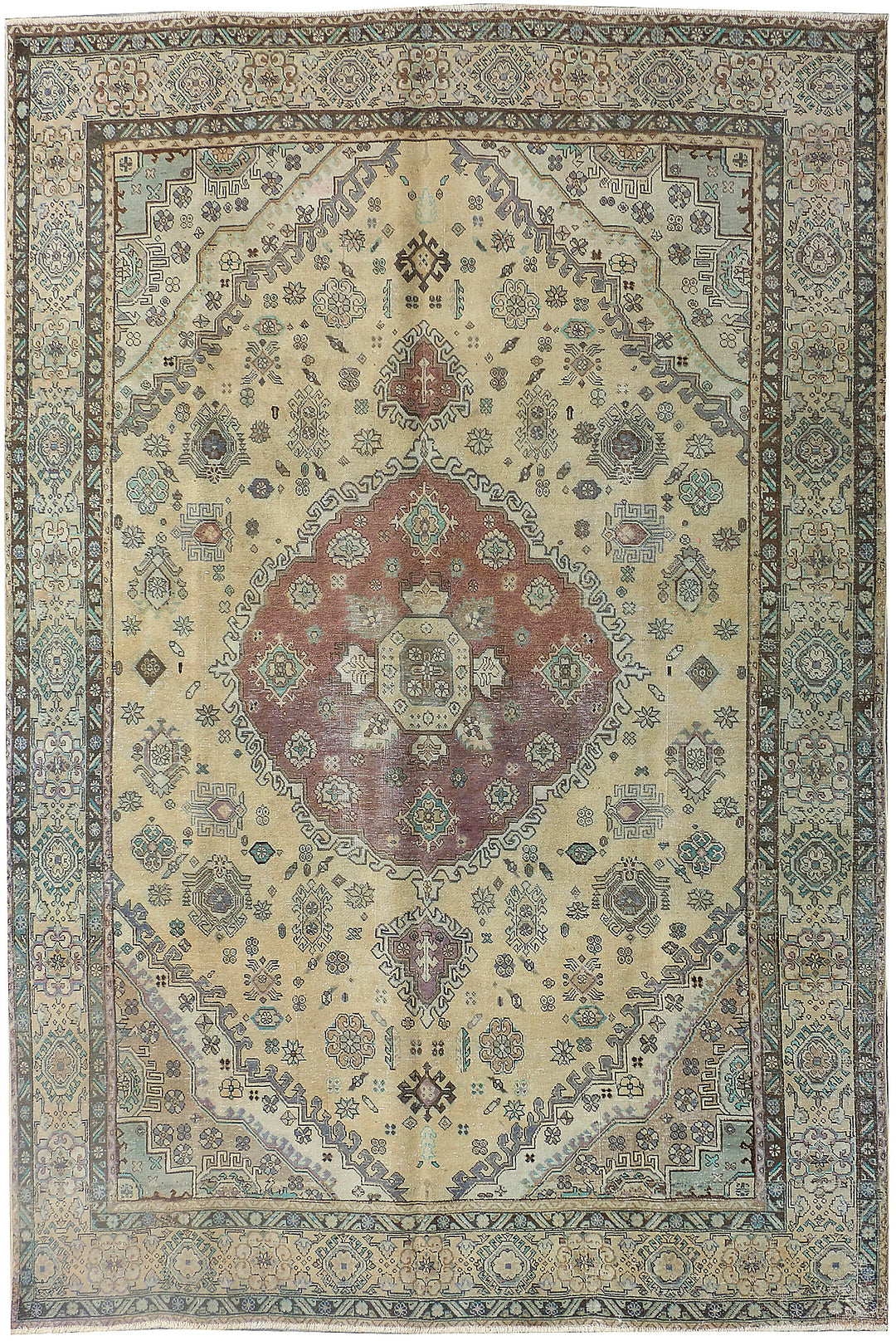 Wheat Vintage 7' 9 x 10' 8 - No. 37603 - ALRUG Rug Store