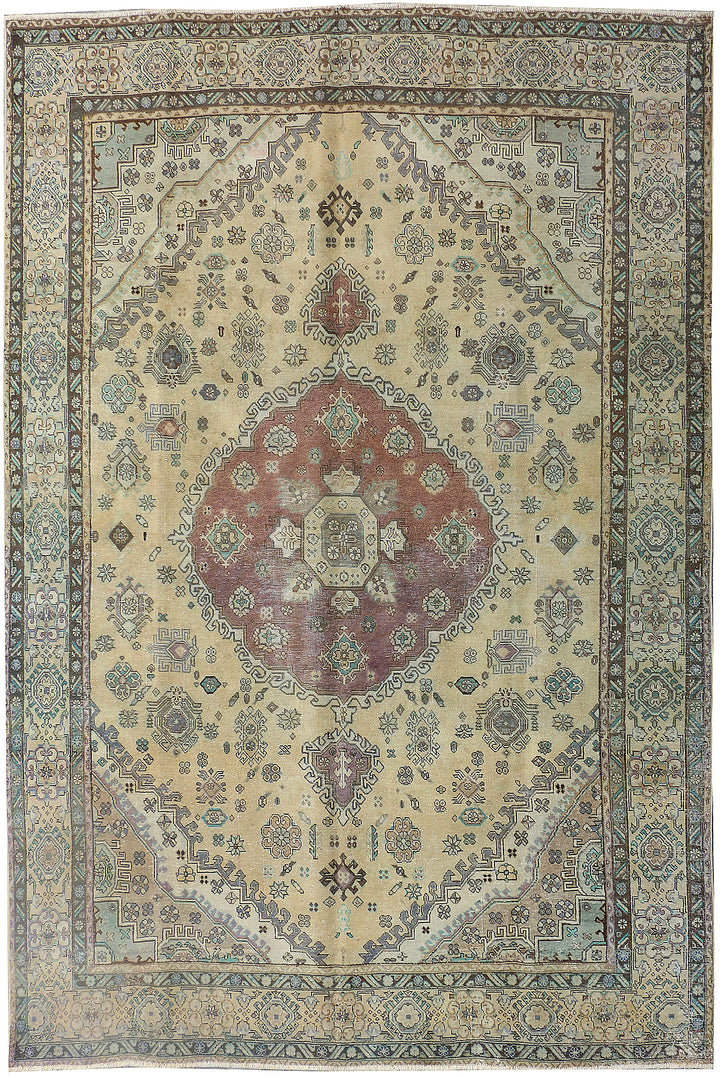 Wheat Vintage 7' 9 x 10' 8 - No. 37603 - ALRUG Rug Store