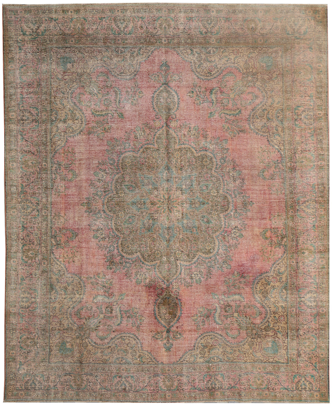 Light Coral Vintage 9' 11 x 12' 3 - No. 37610 - ALRUG Rug Store