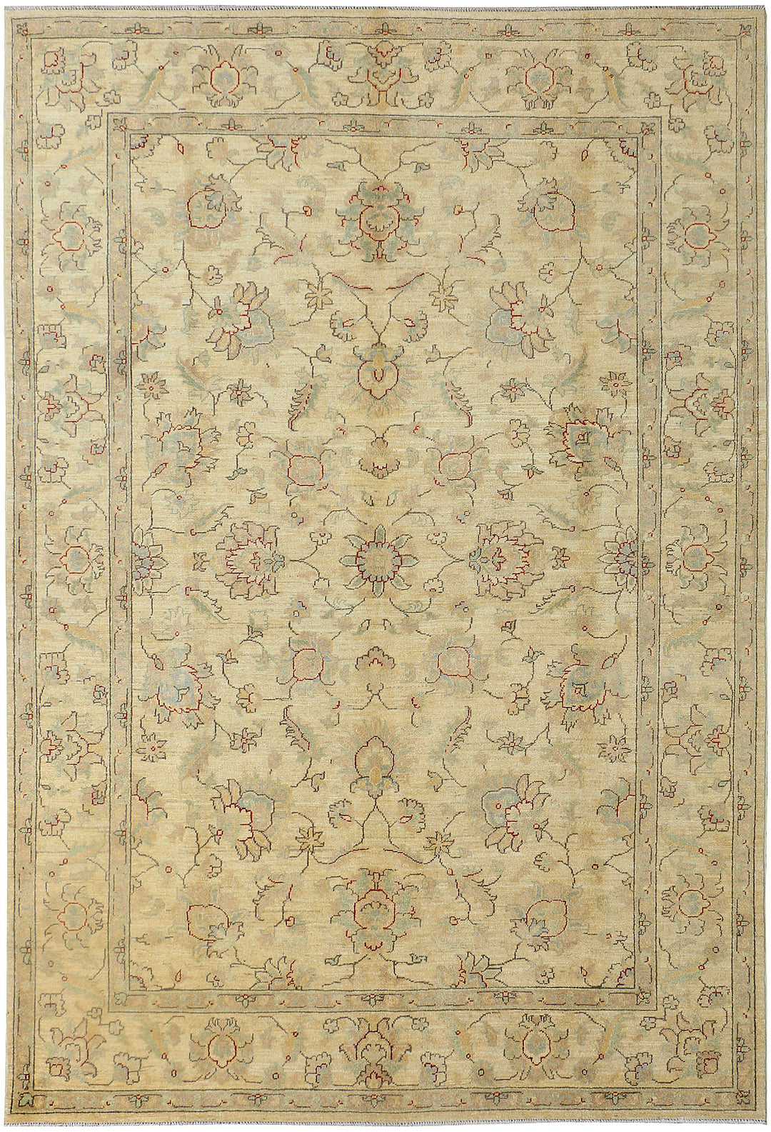 Beige Ziegler 6' 7 x 9' 8 - No. 37646 - ALRUG Rug Store