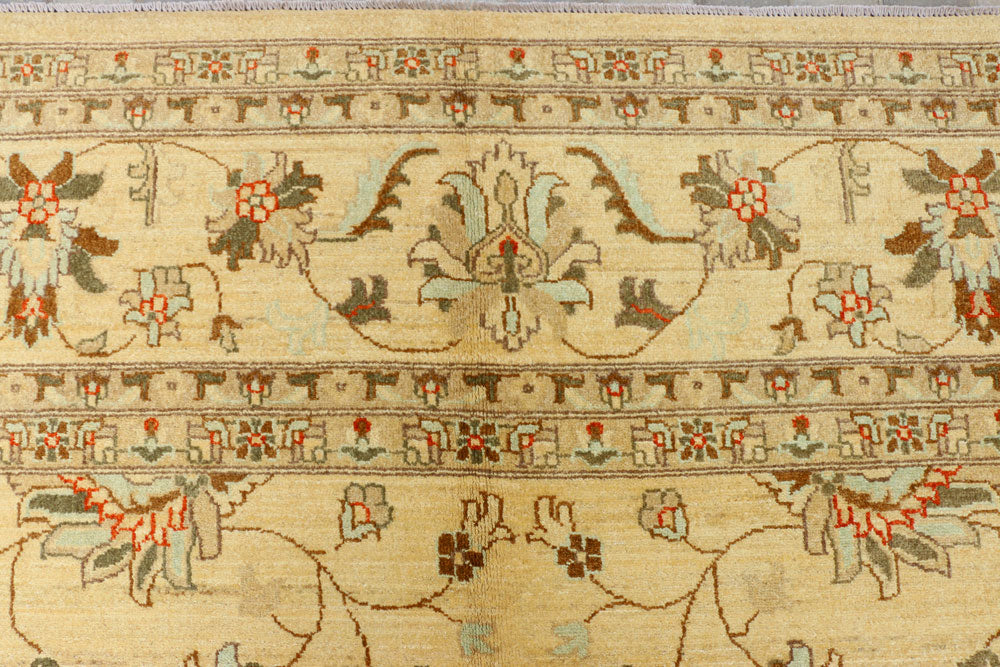 Wheat Ziegler 9' 1 x 11' 9 - No. 37648 - ALRUG Rug Store