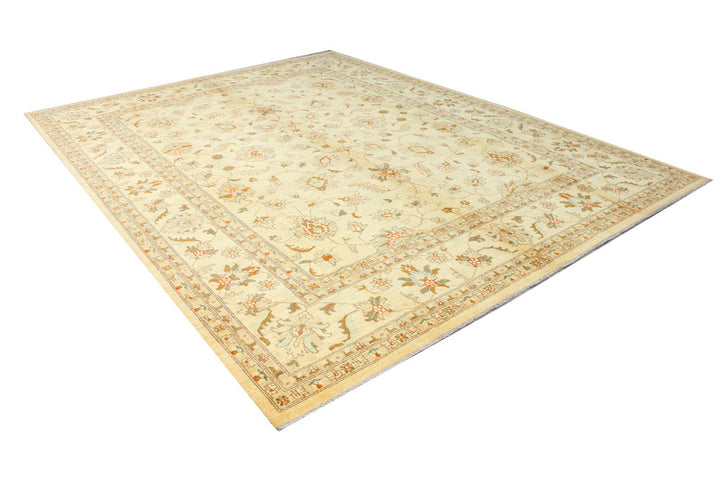 Wheat Ziegler 9' 1 x 11' 9 - No. 37648 - ALRUG Rug Store
