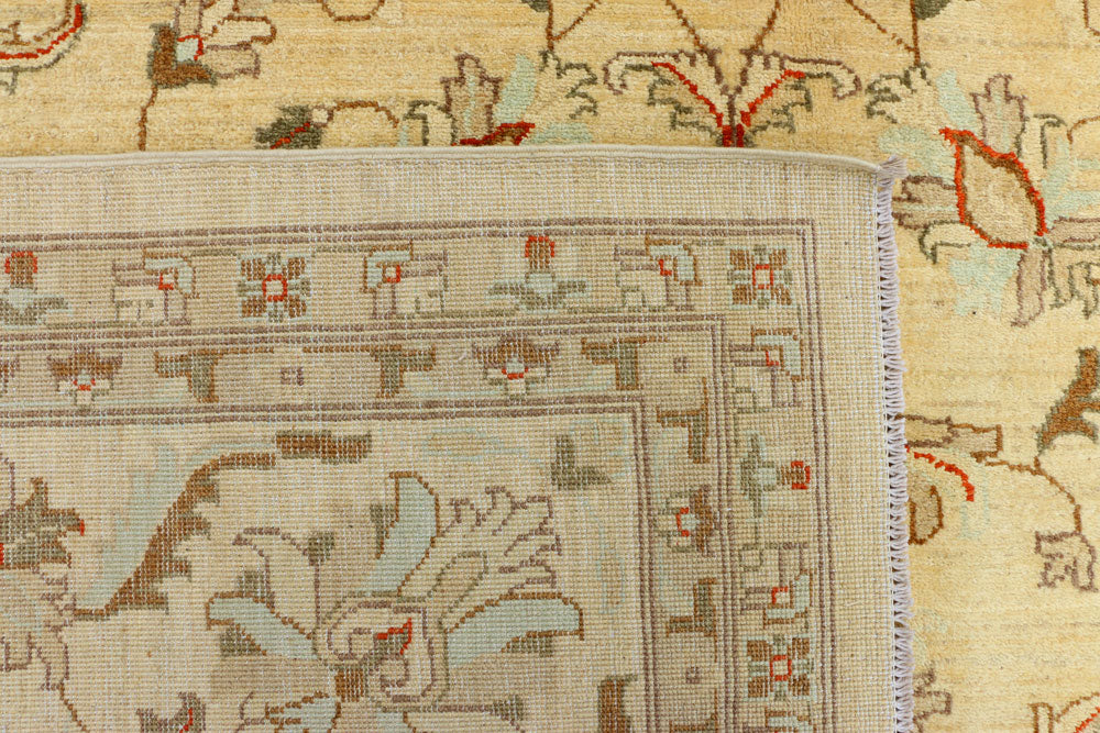 Wheat Ziegler 9' 1 x 11' 9 - No. 37648 - ALRUG Rug Store