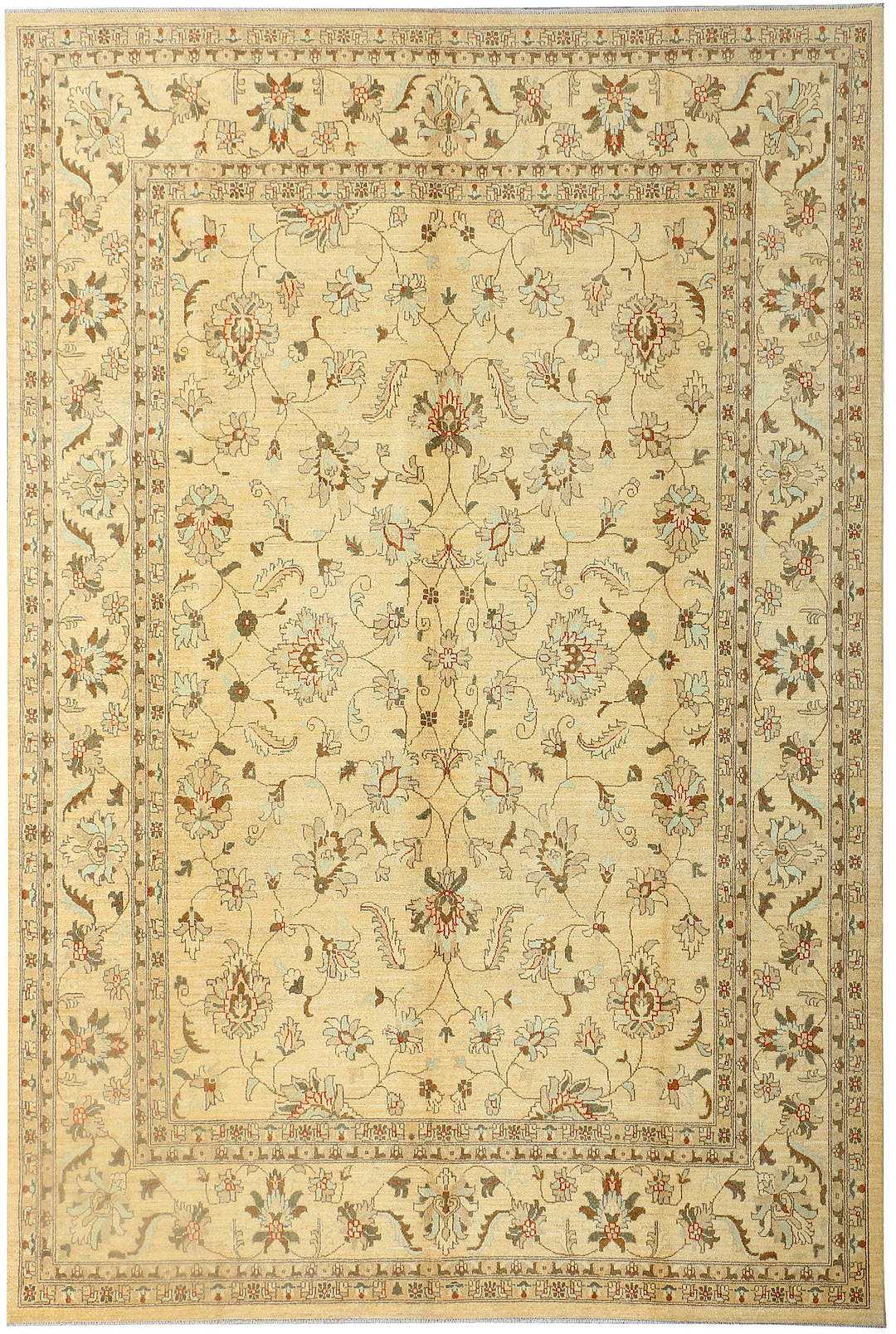Wheat Ziegler 9' 1 x 11' 9 - No. 37648 - ALRUG Rug Store