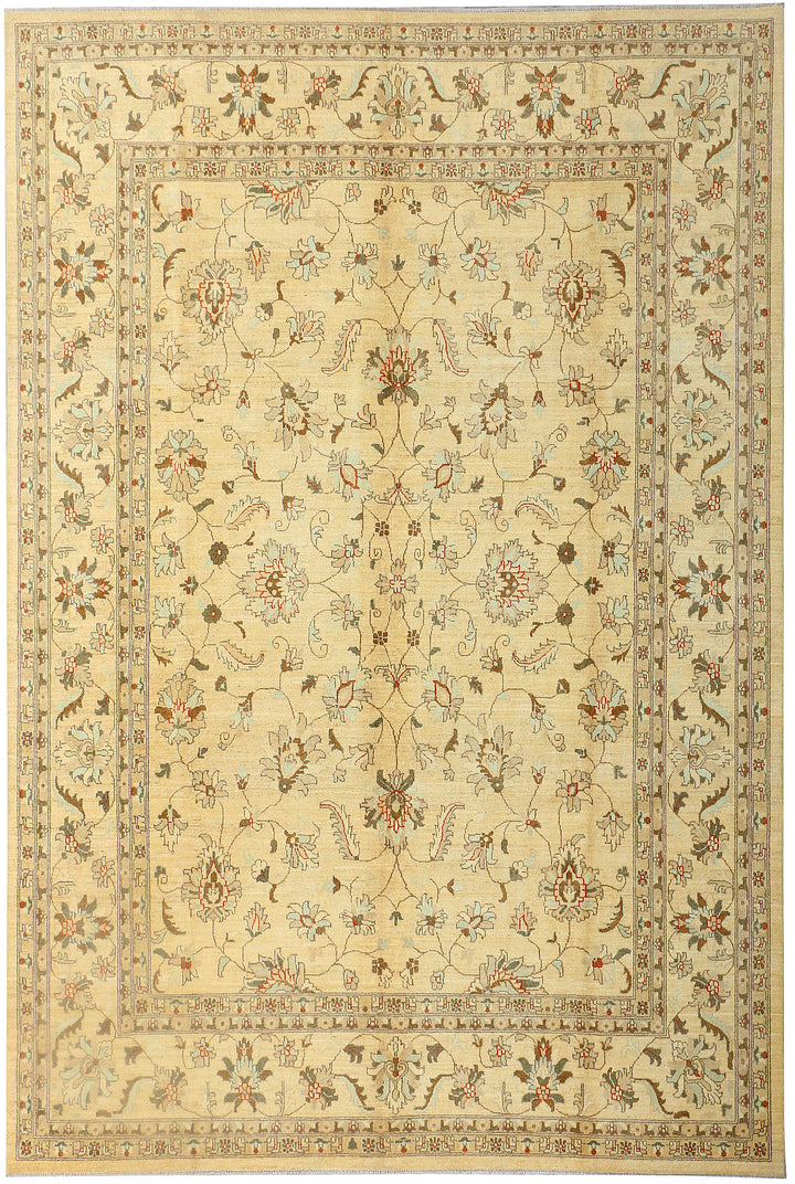 Wheat Ziegler 9' 1 x 11' 9 - No. 37648 - ALRUG Rug Store