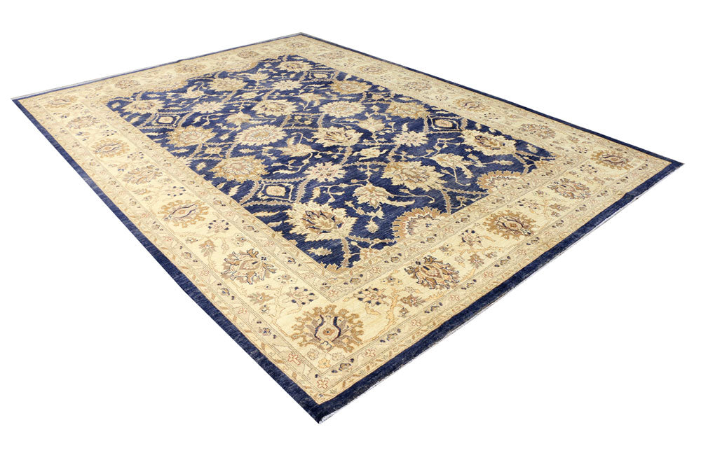 Midnight Blue Oushak 8' 4 x 11' 5 - No. 37649 - ALRUG Rug Store