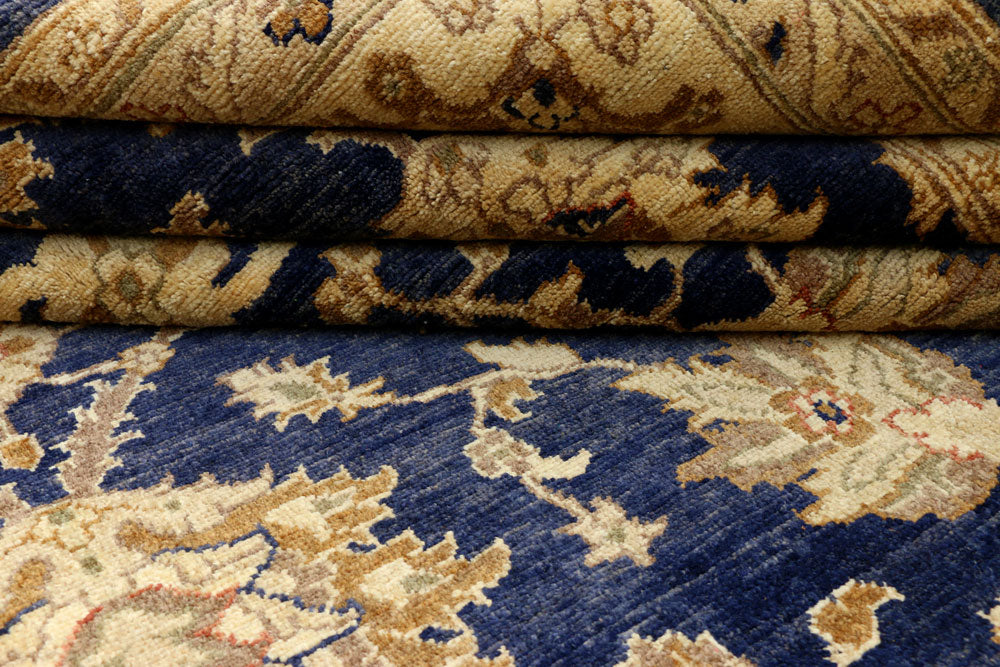 Midnight Blue Oushak 8' 4 x 11' 5 - No. 37649 - ALRUG Rug Store